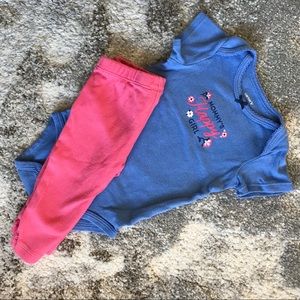 Carters matching outfit 6 months